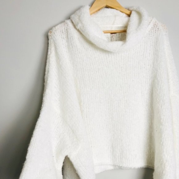 Free People ~ BFF Cowl Neck Sweater Pullover - Picture 6 of 8